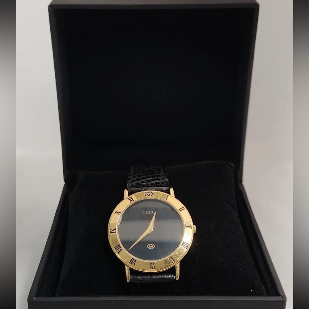 Men’s GUCCI Italian Luxury Watch Vintage Gorgeous - Picture 2 of 6